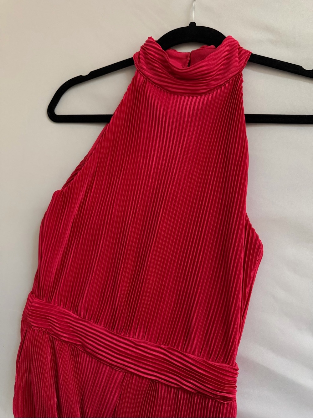 Fate Red Ribbed Jumpsuit - Picture 6 of 9